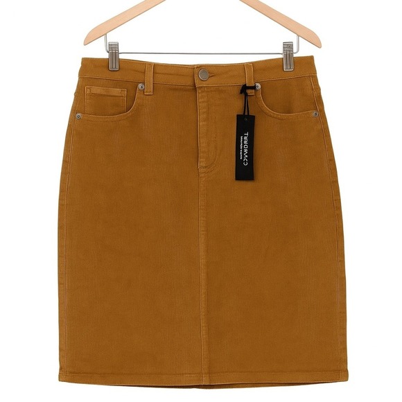 Jones New York Dresses & Skirts - Jones & Co by Jones New York Corduroy Skirt Size 10 NWT Classic Tan